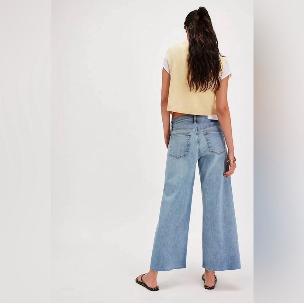 Re/Done Mid Rise Wide Leg size 30 - Picture 4 of 10